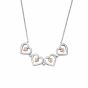 Clogau Tree of Life Heart Silver Necklace - 3STOL0623