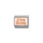 NOMINATION Composable Classic I Love Family Link in Rose Gold 430101_41