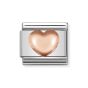 Nomination Composable Classic Link Raised Heart in Rose Gold 430104_22
