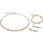 Coeur De Lion Tiger's eye & Swarovski Crystal Multicolour pastel 4997211522