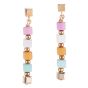 Coeur De Lion Tiger's eye & Swarovski Crystal Multicolour pastel 4997211522