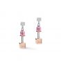 Coeur De Lion GeoCUBE Drop Earrings - Multicolour Art Nouveau 5062211578