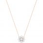 Swarovski Sunshine Pendant, White, Rose Gold Plating 5451376