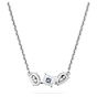 Swarovski Mesmera Pendant Mixed Cuts - Blue with Rhodium Plating 5668276