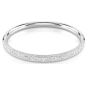 Swarovski Meteora Bangle Snow Pavé - White with Rhodium Plating 5684241, 5684242