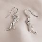 Kit Heath Serenity Ribbon Bow Loop Drop Earrings - 61189RP