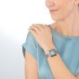 Coeur De Lion Watch - Iconic Cube Ocean Cyan Statement Silver