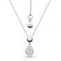 Kit Heath Coast Pebble Glisten Necklace 90188CZ029