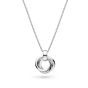 Kit Heath Bevel Trilogy Petite Necklace - Silver