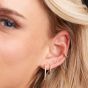 Ania Haie Glam Hoop Earrings Gold Plated
