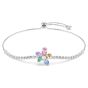 Ariana Grande x Swarovski Bracelet Mixed Cuts Flower - Multicoloured with Rhodium Plating - 5749187