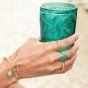 Sarah Alexander Arizona Amazonite Gold Statement Ring