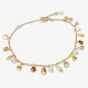 Sarah Alexander Assisi Gemstone Mini Charm Bracelet