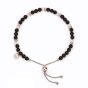 Jersey Pearl Sky Bracelet - Scatter Style in Black Agate 1827910