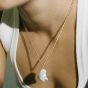 Shyla London Claye Baroque Pearl Gold Necklace