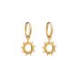 Rachel Jackson Eternal Sun Mini Hoop Earrings Gold CNE15GP