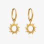 Rachel Jackson Eternal Sun Mini Hoop Earrings Gold CNE15GP