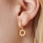 Rachel Jackson Eternal Sun Mini Hoop Earrings Gold CNE15GP