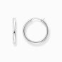 Thomas Sabo Silver Classic Wider Hoop Earrings - CR745-001-21