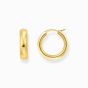 Thomas Sabo Medium Hoop Earrings in Chunky Design - Gold - CR746-413-39
