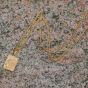 IX Curb Medi Chain Necklace - Gold DMM0070GD45