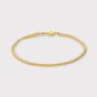 IX Curb Medi Chain Bracelet - Gold DMVGD070GD19