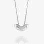 Rachel Jackson Mini Rising Sun Necklace Silver