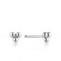 Ania Haie Modern Triple Ball Stud Earrings