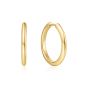 Ania Haie Tube Medium Hoop Earrings - Gold E062-03G