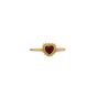 Rachel Jackson Adjustable Electric Love Mini Garnet Heart Ring Gold EGHR2GAGP