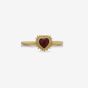 Rachel Jackson Adjustable Electric Love Mini Garnet Heart Ring Gold EGHR2GAGP
