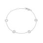 Rachel Jackson Mini Eternal Sun Bracelet Silver EGMB2S