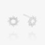 Rachel Jackson Eternal Sun Stud Earrings Silver EGME1S