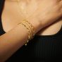 Daisy Estee Lalonde Wavy Snake Bracelet - Gold 3ELBR15_GP