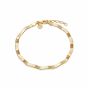Daisy Estee Lalonde Wavy Snake Bracelet - Gold 3ELBR15_GP