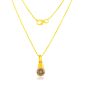 Shyla London Estelle Gold Necklace - Smoky