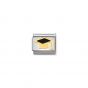 Nomination Classic Black Graduate Hat - 18k Gold - 030223/08
