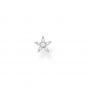 Thomas Sabo Single Earring - White Stone Star in Silver H2134-051-14