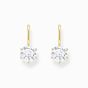 Thomas Sabo Earrings with White Zirconia - Gold - H2287-414-14