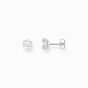 Thomas Sabo Silver Stud Earrings with White Zirconia Brilliant Cut H2301-051-14