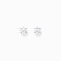 Thomas Sabo Silver Stud Earrings with White Zirconia Brilliant Cut H2301-051-14