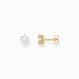 Thomas Sabo Ear Studs with White Zirconia Brilliant Cut - Gold - H2301-414-14
