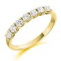Raphael Collection Half Eternity Ring - Claw Set - Round Brilliant HET1493