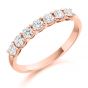 Raphael Collection Half Eternity Ring - Claw Set - Round Brilliant HET1493