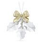 Swarovski Crystal Holiday Magic Holly Leaves Ornament - 5685701