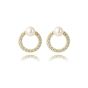 Georgini Oceans Byron Freshwater Pearl Earrings - Gold - IE1113G