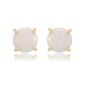 Georgini Opal Glow White Created Opal Stud Earrings - Gold. Item code: IE1182G
