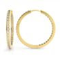 Georgini Elegant Essentials 25mm Gold Hoop Earrings. Item code IE1207G.