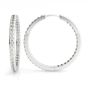 Georgini Elegant Essentials 25mm Silver Hoop Earrings. Item code IE1207W.