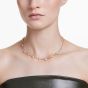Swarovski Imber Necklace Scattered Round Cut - White with Gold Tone Plating 5680090